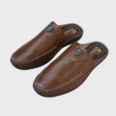 Dép Bít Mũi Nam HÀ NAM Da Bò Thật Cao Cấp GSB20119