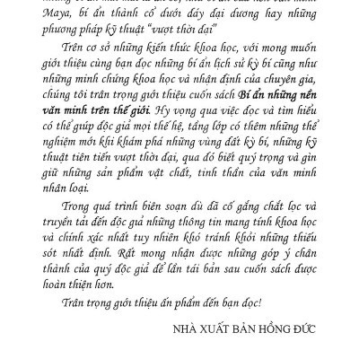 Bí Ẩn Những Nền Văn Minh Trên Thế Giới