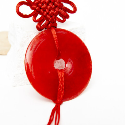 Đồng điều cẩm thạch huyết lớn treo Oto mệnh hỏa, thổ - Ngọc Quý Gemstones