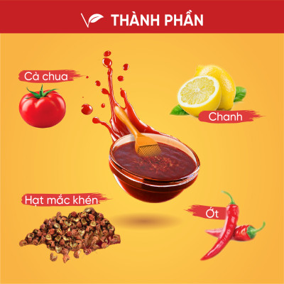 Xốt Nướng Mắc Khén, Vị Cay The Thơm Mùi Mắc Khén 90G Cicook