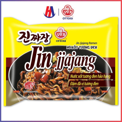 Mì trộn xốt tương đen Jin Jjajang Ramen Ottogi gói 135g(MÌ XỐT TƯƠNG ĐEN (VN) 135g)
