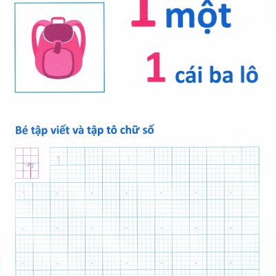 Chuẩn bị cho bé vào lớp 1 - Làm quen toán học