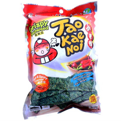Snack rong biển Tao Kae Noi Crispy Seaweed vị Cay 32g