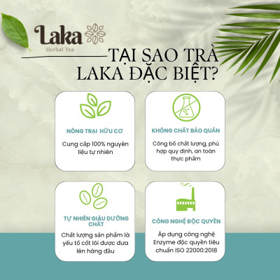 Trà Cà Phê Cascara LAKA Gói 5gr, 100% vỏ cà phê chín mọng Hỗ Trợ Giảm Cân, Ngừa Lão Hóa Và Ổn Định Đường Huyết