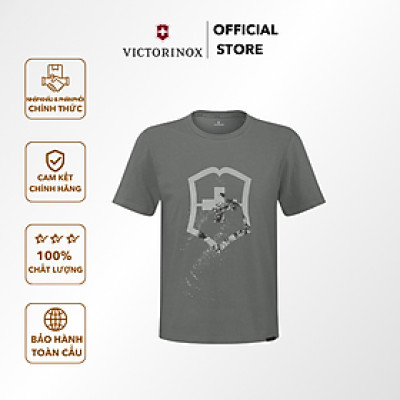 Áo thun Victorinox Brand Collection Mountain Graphic Tee - Grey