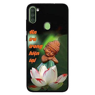 Ốp lưng dành cho Samsung Galaxy A11 mẫu An Trú Sen Trắng