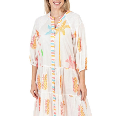 Đầm Midi Màu Neon Cotton Isla Bonita