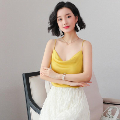 Áo Hai Dây Lụa Cổ Đổ Cao Cấp_{hàng chuẩn}