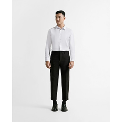 Quần Âu Nam / Quần tây nam ROUTINE Trơn gập lai Form Slim cropped 10S25PFO001 | ROUTINE CÀ MAU