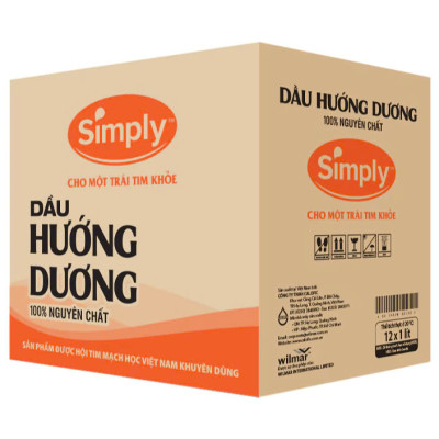Dầu hướng dương Simply 1L