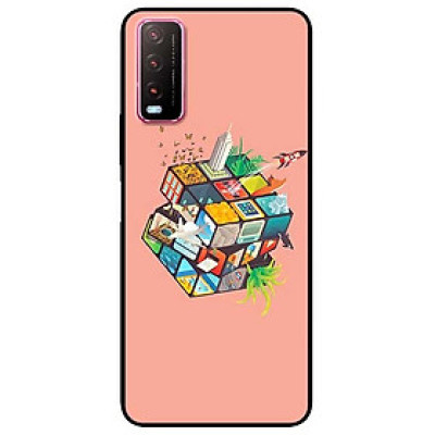 Ốp lưng dành cho Vivo Y20 - Y20s - Y12s mẫu Rubik Cube