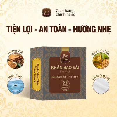 Combo Hương Lộc An Viên – Nhang Trầm Máy Lạnh 20cm (80g) + Khăn Bao Sái Bảo Trầm | Thanh Tịnh