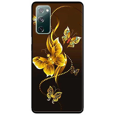 Ốp lưng dành cho Samsung A90 - Samsung S20 FE mẫu Bướm Vàng Nền Nâu