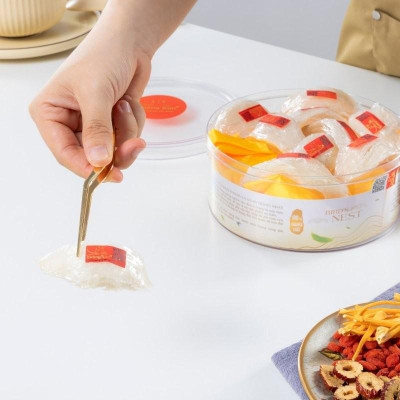 [CHÍNH HÃNG] Yến Sào Hoàng Kim - Hộp Quà Phát Lộc Thịnh (50g Tổ Yến Thượng Hạng & 4 Hũ Yến Ăn Kiêng) - Quà Tặng Đẳng Cấp