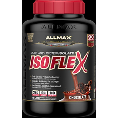 [THỰC PHẨM DINH DƯỠNG THỂ THAO] Whey Protein Tăng Cơ Allmax ISOFLEX CHOCOLATE 5lbs (2.27kg)