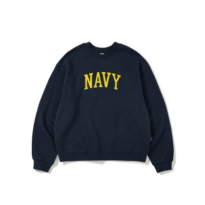 Áo tay dài Mmlg Navy Sweat (Authentic Navy) - Áo Hoodie Sweater cho nam, nữ, unisex - MMLGS013