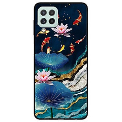 Ốp lưng dành cho Samsung A22 - Samsung S21 FE mẫu Sen Hồng Và Koi