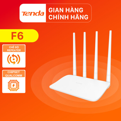 Thiết bị phát Wifi Tenda F6 Chuẩn N 300Mbps - Hàng Chính Hãng