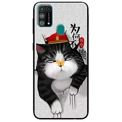 Ốp lưng dành cho Samsung Galaxy M31 mẫu Mèo Cào Nón Đỏ