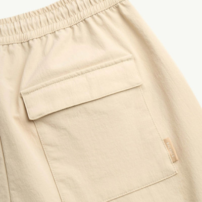 Quần Short Nam ROUTINE lưng thun Rút Dây Trơn Có Túi Sau Form Relax - RT 10F24PSH017 | ROUTINE CÀ MAU