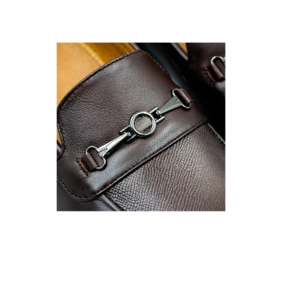 Giày Tây Penny Loafer Nam Không Dây Tomoyo TMN24002