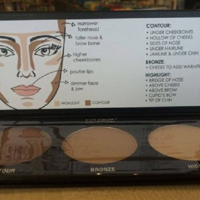 Phấn Tạo Khối City Color 3 ô Contour Effects 100g(lỗi)