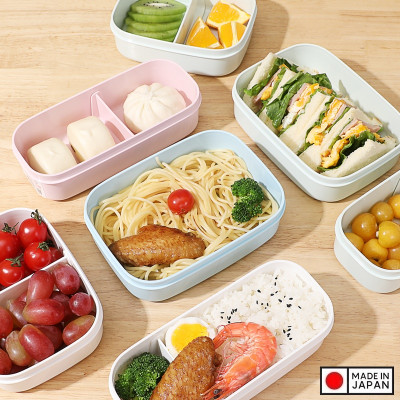 Hộp Cơm chia ngăn Bento Tulip size L 650ml - Hàng Nội Địa Nhật Bản