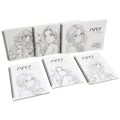 Tập Vẽ Lò Xo Art Sketch A4 - 40 Trang 220gsm - The Sun 01