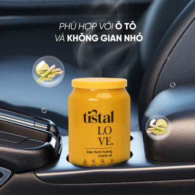 Tistal Sáp Thơm Ô tô Khử Mùi, Thơm Lâu, Thiết Kế Sang Trọng