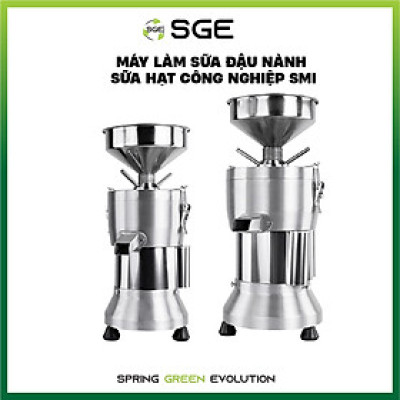 Máy Làm Sữa Đậu Nành Công Nghiệp Model SMI. Có 2 Size, Phù Hợp Nhu Cầu Kinh Doanh, Tốc Độ Sản Xuất Tối Đa 70L/1h, Làm Từ 100% Inox, Tiết Kiệm Điện, Tặng Miễn Phí 2 Túi Lọc Bã, 2 Đầu Xay. Hàng Nhập Khẩu Chính Hãng Thái Lan!!