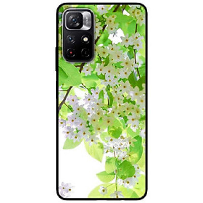 Ốp lưng dành cho Xiaomi Redmi Note 11 5G - Redmi Note 11T - Redmi Note 11S mẫu Hoa Li Ti Trắng