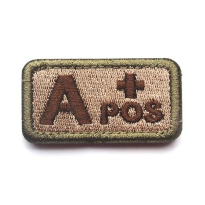 Patch_velcro miếng dán nhóm máu các loại_chiến thuật
