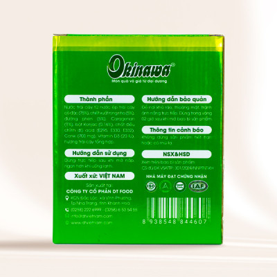 Thạch Mềm Rong Nho OIKNAWA - Hộp 12 túi - Giàu dinh dưỡng