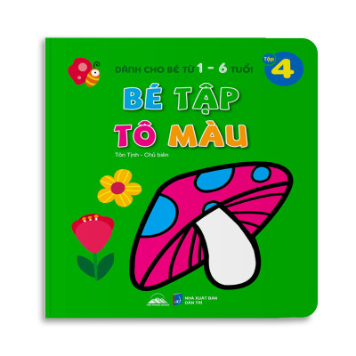 Sách - Bé Tập Tô Màu - Combo 6 Quyển Cho Bé