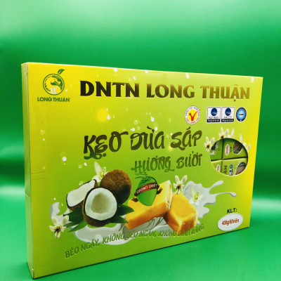 Kẹo dừa sáp Hương Bưởi - Long Thuận