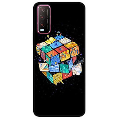 Ốp lưng dành cho Vivo Y20 - Y20s - Y12s mẫu Rubik Vũ Trụ