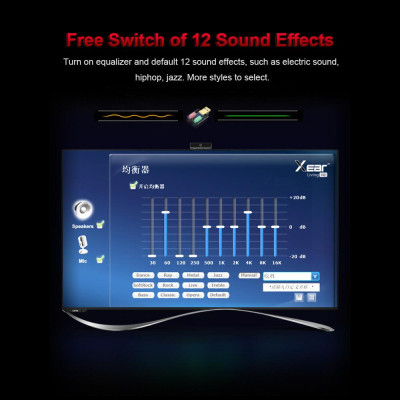 Thẻ âm thanh ngoài USB với giao diện 3,5 mm 7.1 Kênh không cần trình điều khiển Thay thế cho máy tính xách tay PC PUGB PS4 VENTION