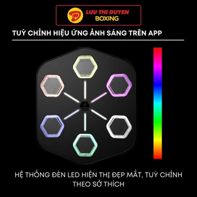 Máy đấm boxing theo nhạc Lừu Thị Duyên Boxing - Cảm biến âm nhạc - Phiên bản LIFE STYLE