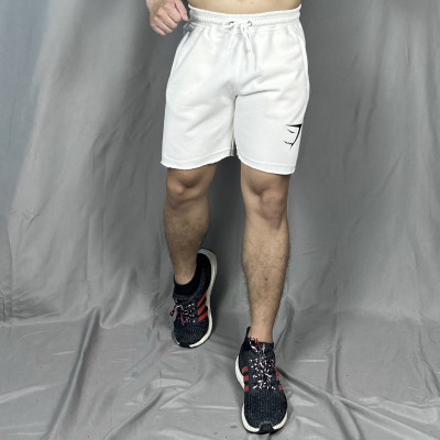 Quần short nỉ tập gym nam DOGYMSHOP form ống rộng, logo thêu không bong tróc QGQL5