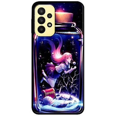 Ốp lưng dành cho Samsung A13 4G mẫu Cô Gái Trong Lọ