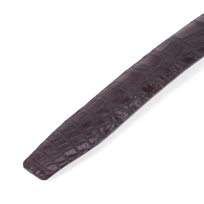 Thắt lưng nam da cá sấu Huy Hoàng 4P màu đen, nâu đất HC4860-61-62-63 