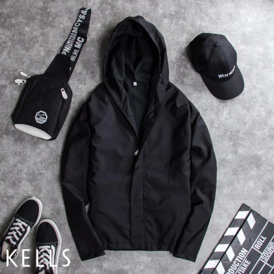 [XL] Áo khoác nam Áo khoát nam gió dù 2 lớp chống nắng Thiên Hà - Phản Quang xitin phong cách-A012