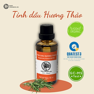 Tinh dầu Hương Thảo thiên nhiên nguyên chất Nano Cinnamon 10/30/50/100ml - thư giãn, đẹp da, ngủ ngon. Có kiểm định