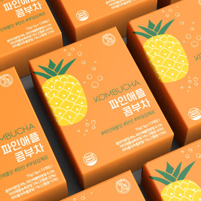 Trà Kombucha Detox Healslab Vị Dứa Thơm Mát Giải Nhiệt Nhập Khẩu Hàn Quốc