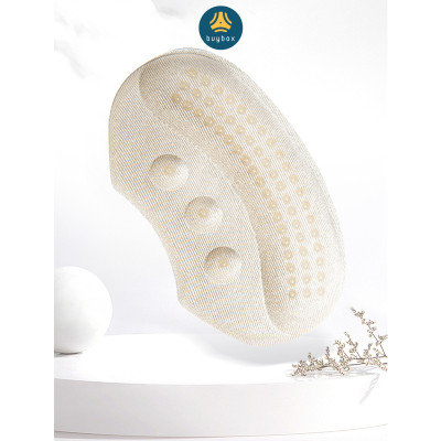 Miếng lót giày cao cấp ép vải, hạt lồi tặng độ bám giúp giảm size giày và chống đau gót sau - BuyBox - BBPK198