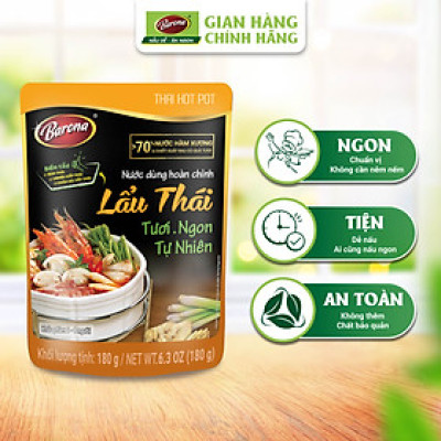 Nước Dùng Hoàn Chỉnh Barona - Lẩu Thái 180g