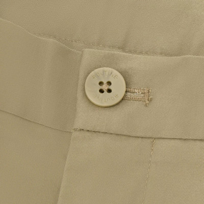 Quần Kaki Nam ROUTINE Cotton Trơn Form Slim Crop - 10S23PCA101C | LASTORE MENSWEAR