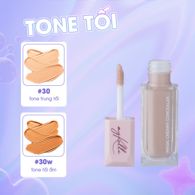 Kem Che Khuyết Điểm myKella Che Phủ Hoàn Hảo, Phù Hợp Với Mọi Loại Da - Magic Creamy Concealer 5ml