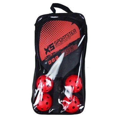 Bộ vợt 2 pickleball Và 4 Quả Bóng Pickleball Kèm túi đựng Phụ Kiện Thể Thao