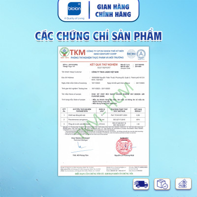 Bình Xịt Khử Mùi Sạch Khuẩn Bioion Air Purifier 250ml (Dùng cho máy xịt tự động RX900)